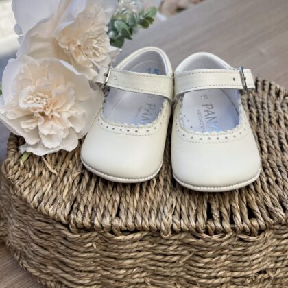 Scarpa panna con smerlo | A2208 | PNN