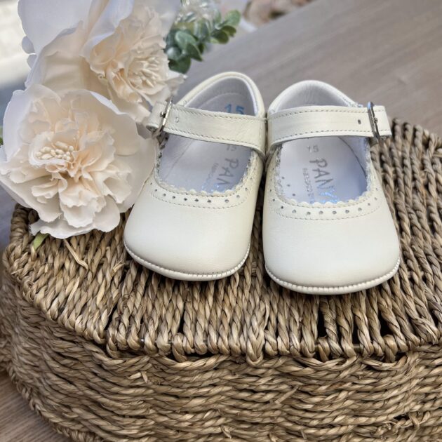 Scarpa panna con smerlo | A2208 | PNN
