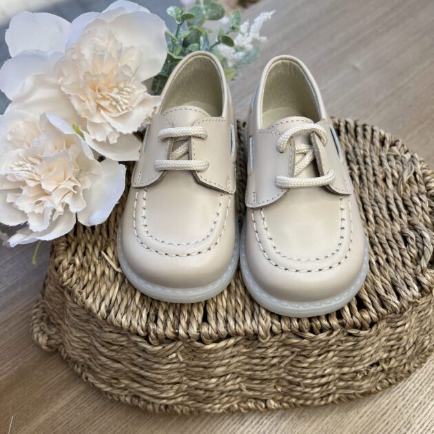 Scarpa bimbo mocassino crema | B3423 | PNN