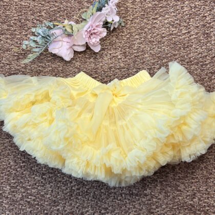 Gonnellina Tulle gialla 19