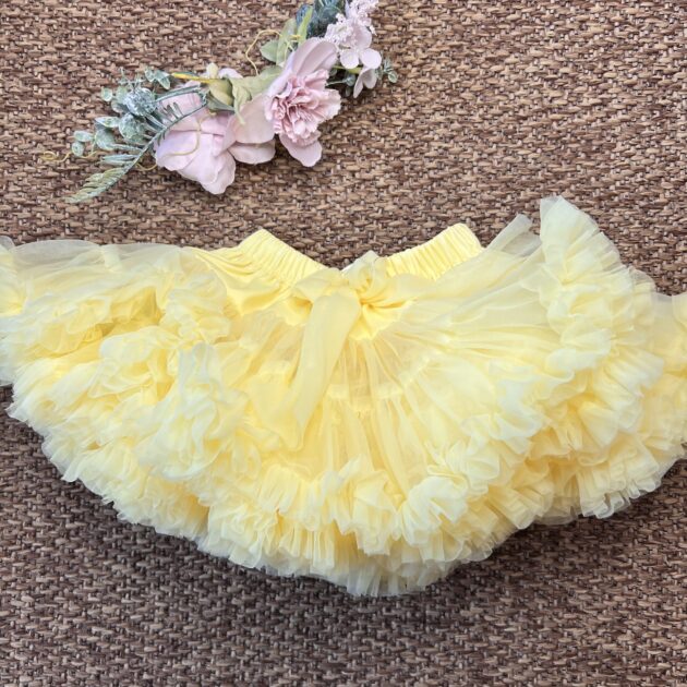 Gonnellina Tulle gialla 19