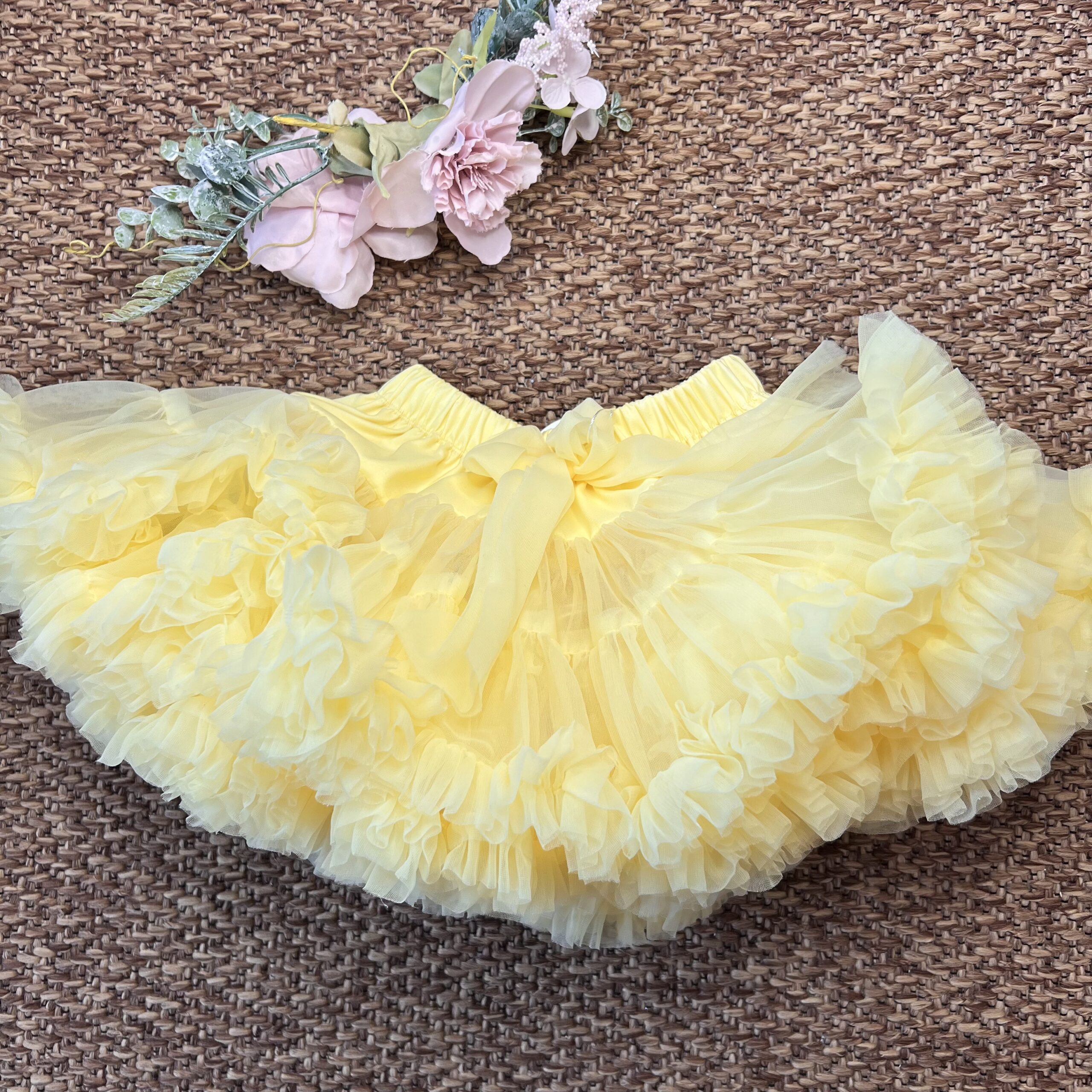 Gonnellina Tulle gialla 19