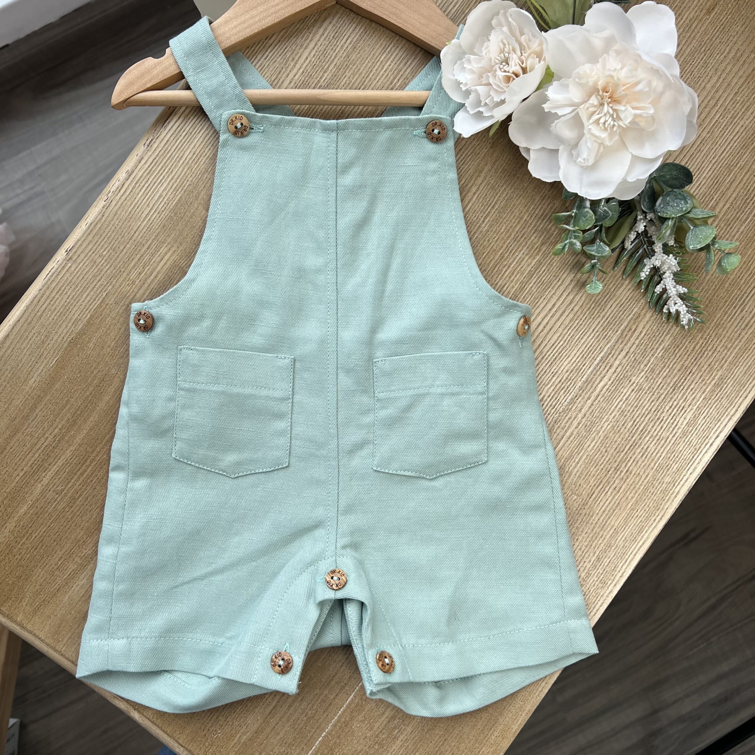 Salopette bimbo verde | DK577 | DK - immagine 2