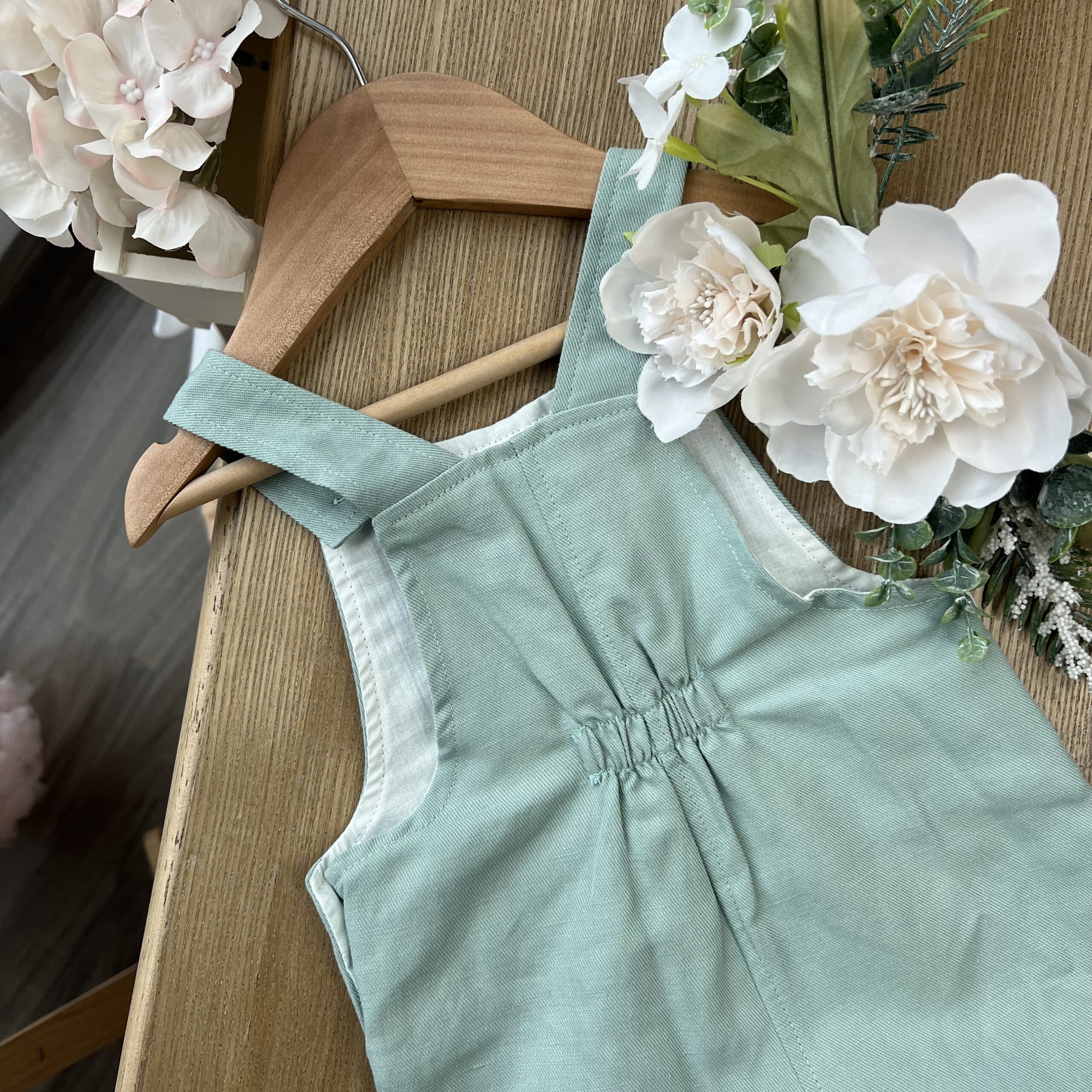 Salopette bimbo verde | DK577 | DK - immagine 3
