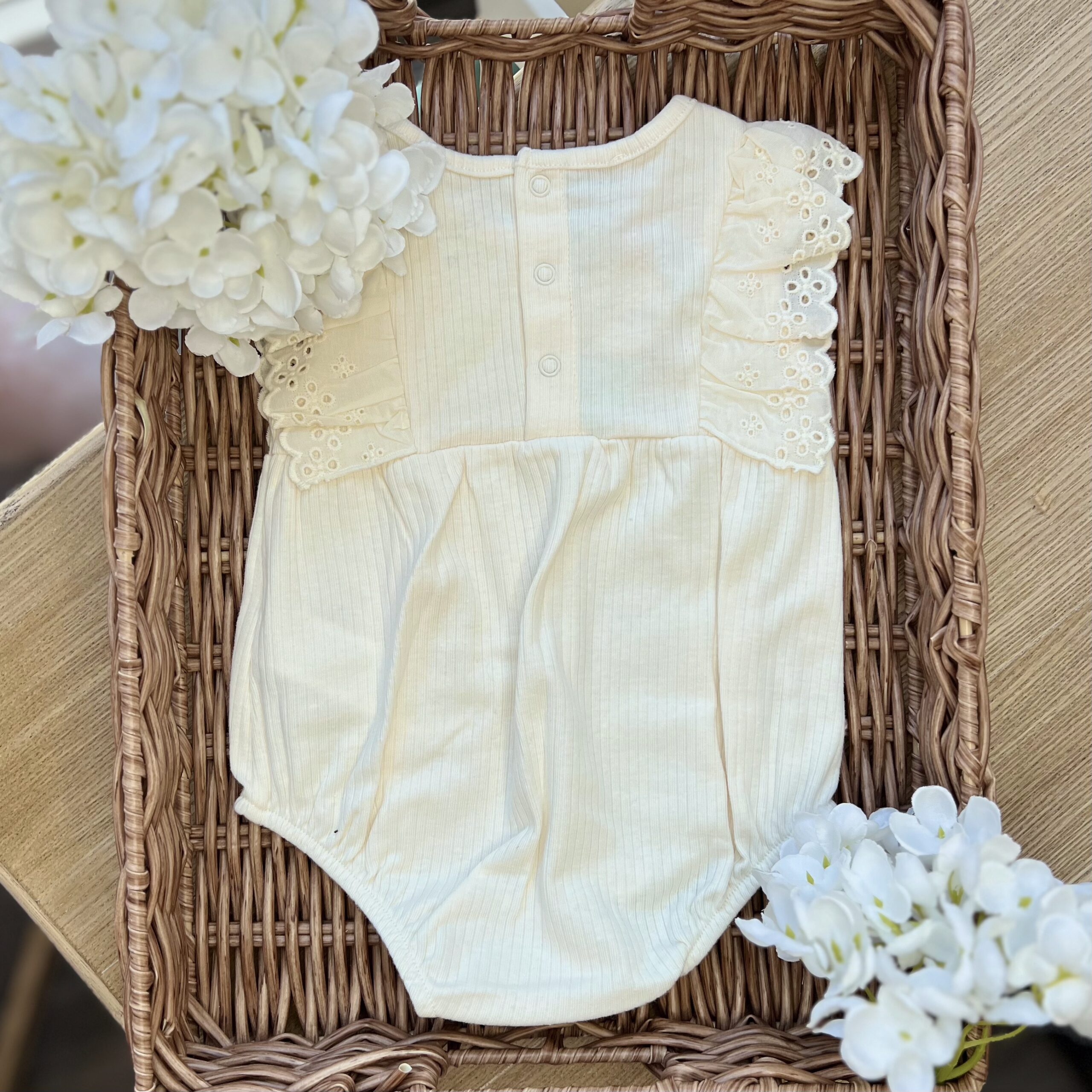 Pagliaccetto neonata giallo | 25448 | YM - immagine 3