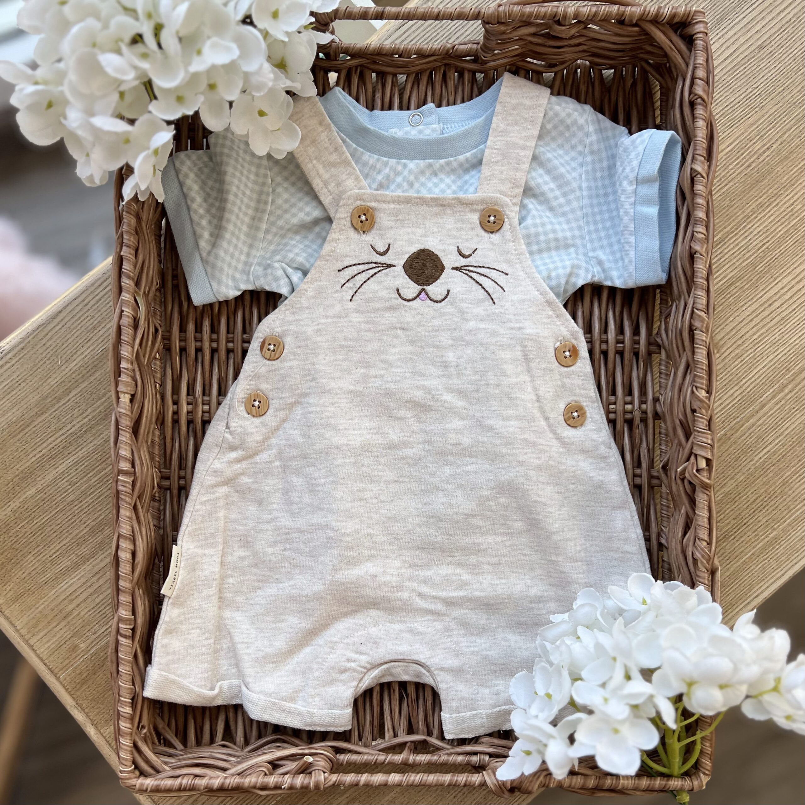 Salopette bimbo con t-shirt | 25620 | YM - immagine 2