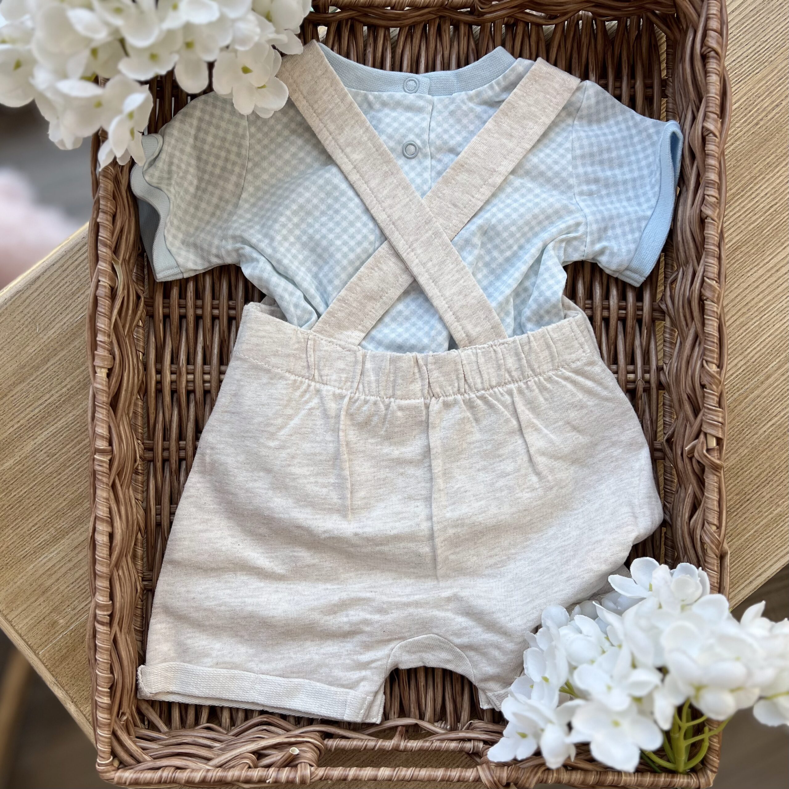 Salopette bimbo con t-shirt | 25620 | YM - immagine 3