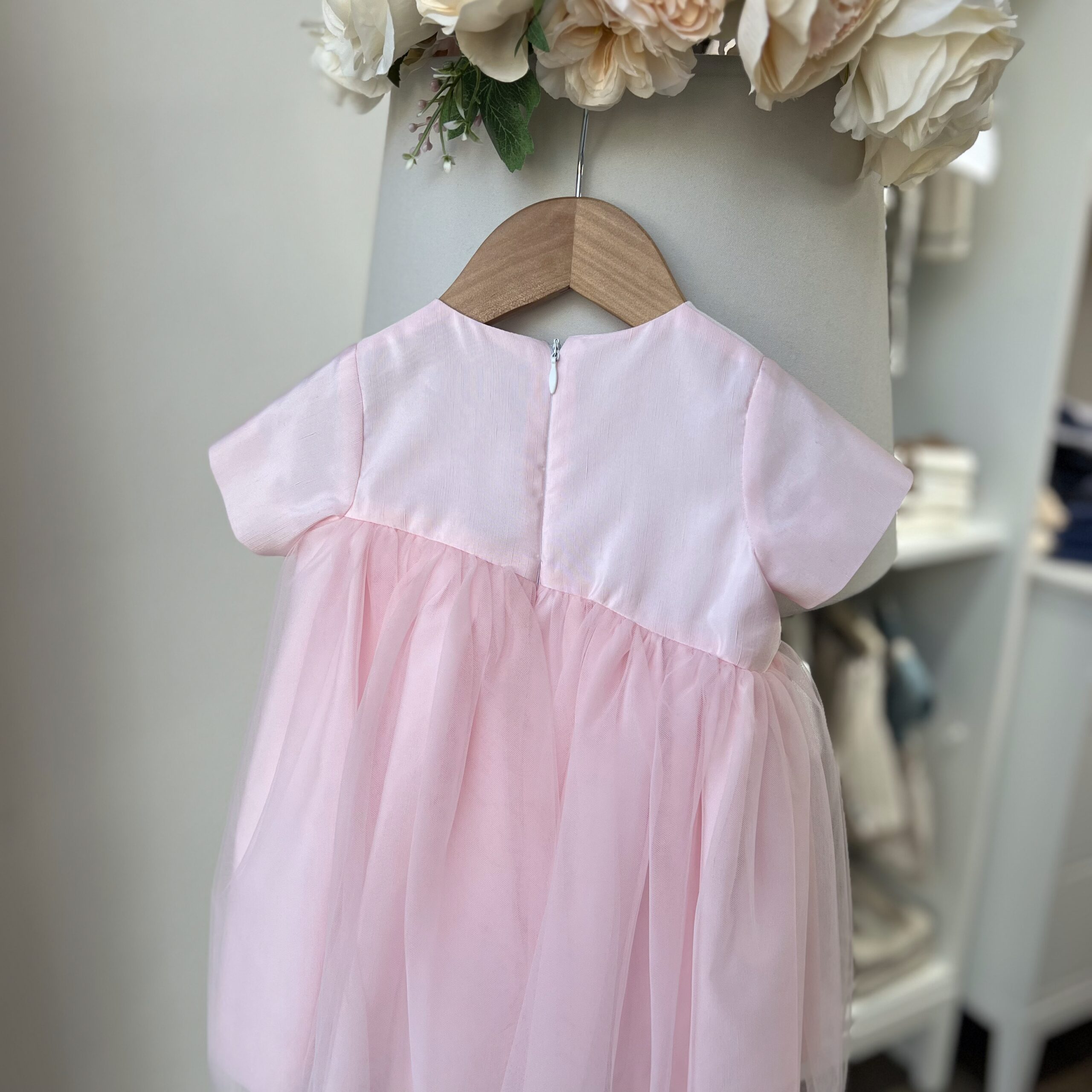 Abito bimba rosa con tulle e fiocco | 2890 | LCN - immagine 3