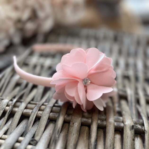 Cerchietto Fiore con strass | 824