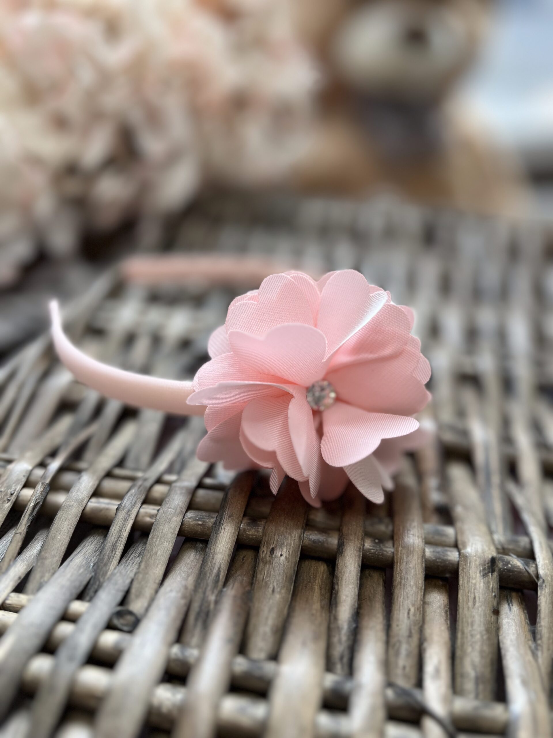Cerchietto Fiore con strass | 824