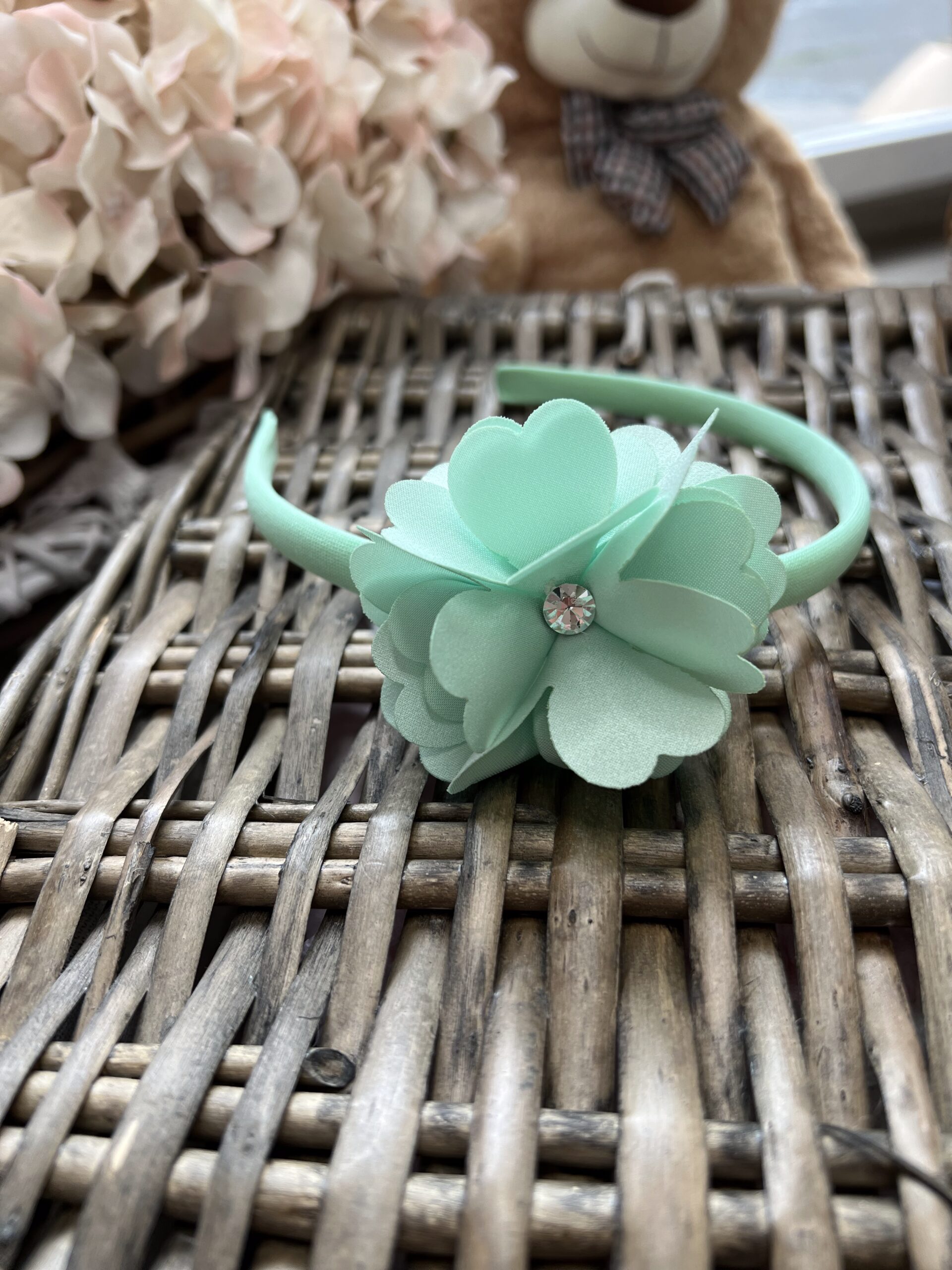 Cerchietto Fiore con strass | 824 - immagine 4