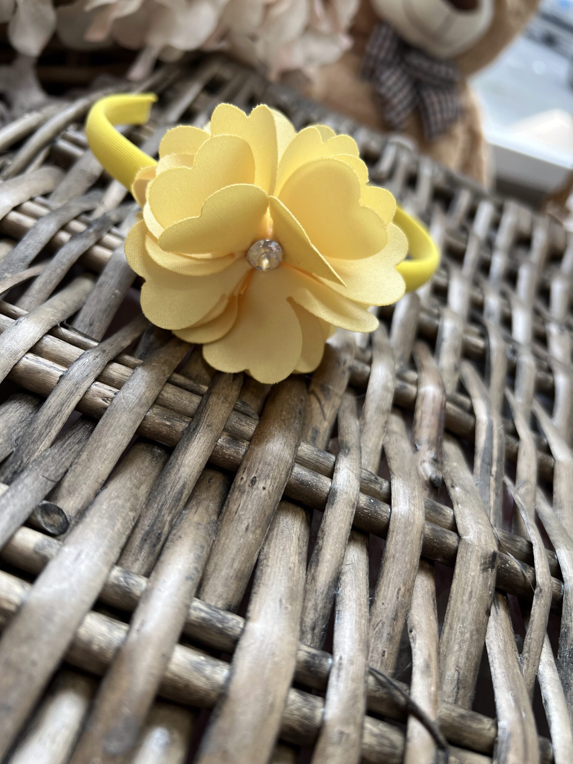 Cerchietto Fiore con strass | 824 - immagine 3