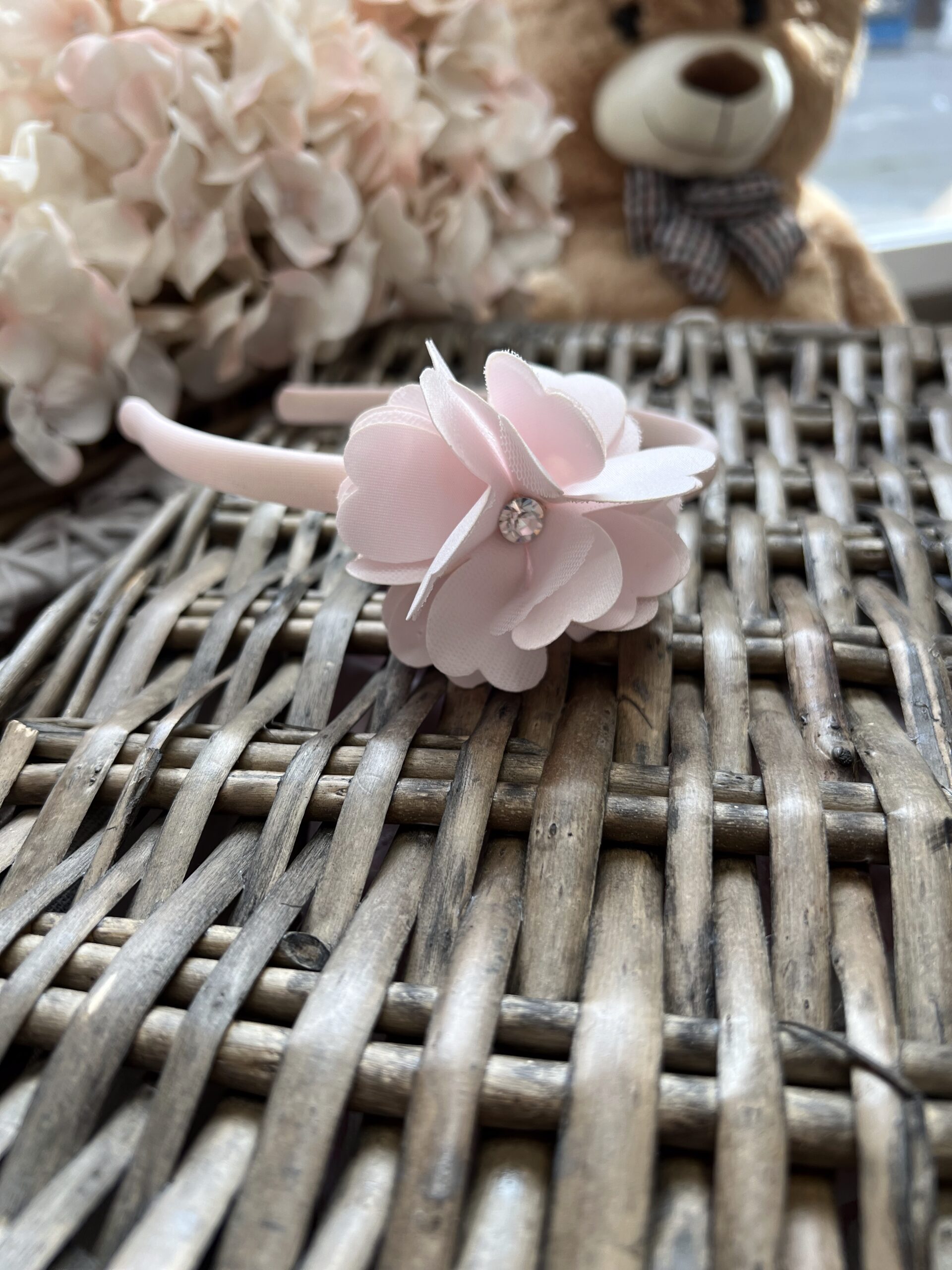 Cerchietto Fiore con strass | 824 - immagine 2