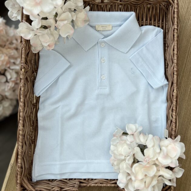 Polo celeste bimbo | Pl173 | BBG