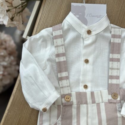 Completo bimbo con righe e camicia | 0351 | YD