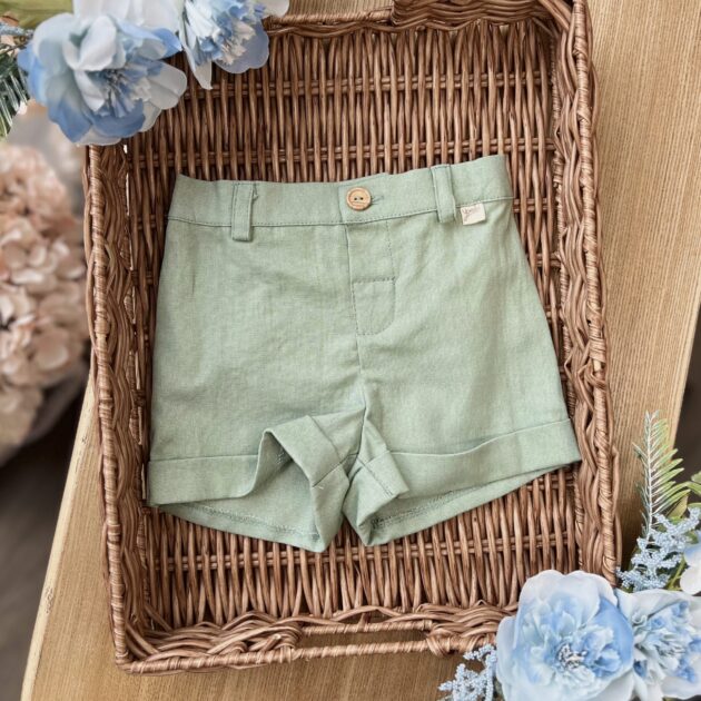 Pantalone corto bimbo verde |  YD