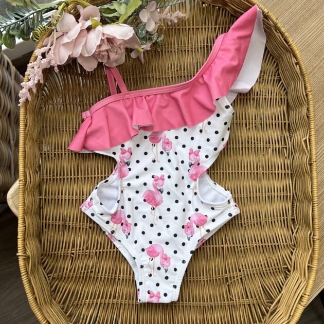 Costume Intero Bimba Fenicottero | 0G393 | SB