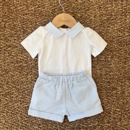 Completo bimbo righe celesti 019 | JMKS
