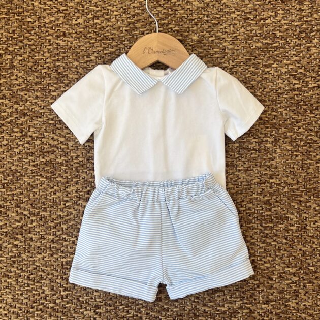 Completo bimbo righe celesti 019 | JMKS