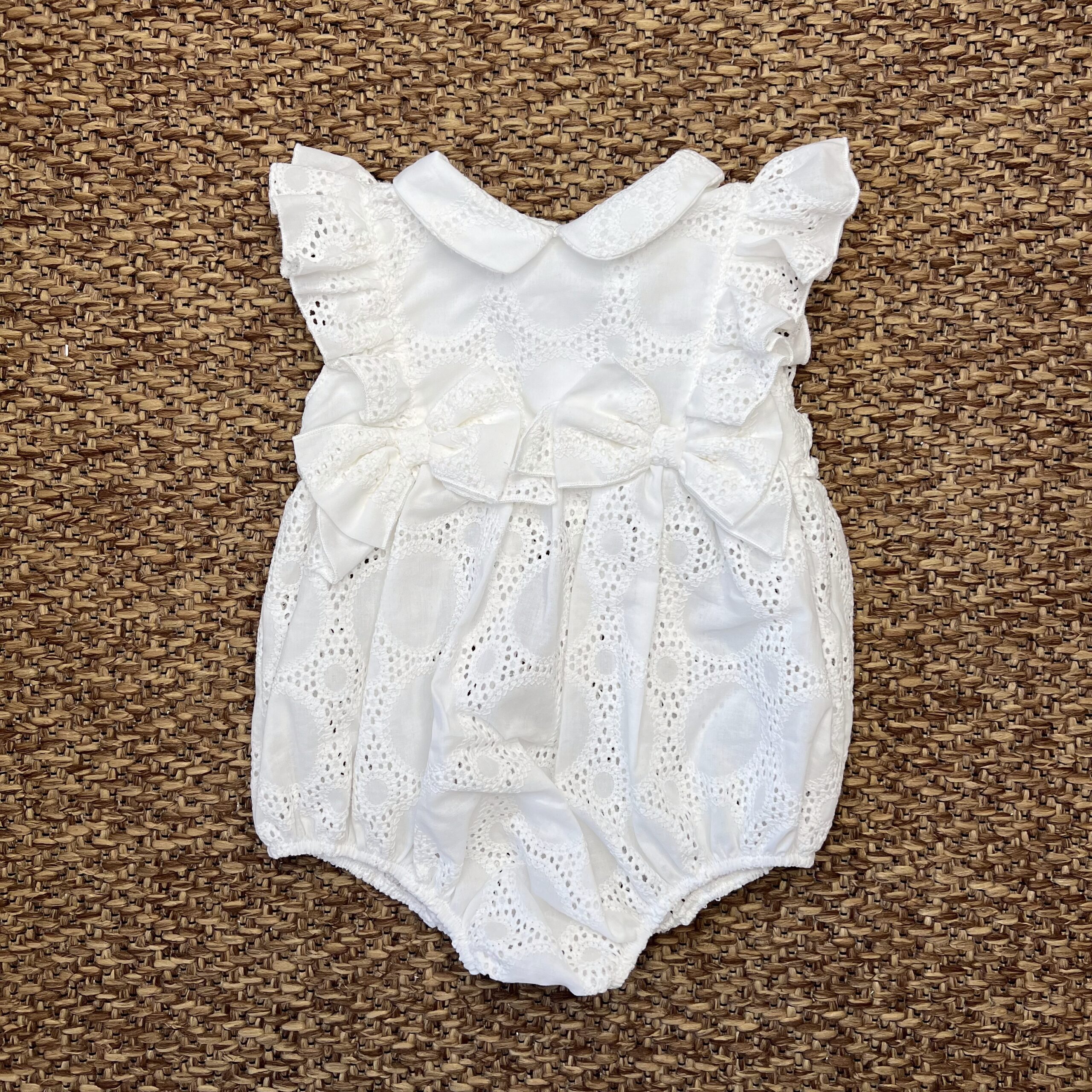 Pagliaccetto bimba bianco | JMKS