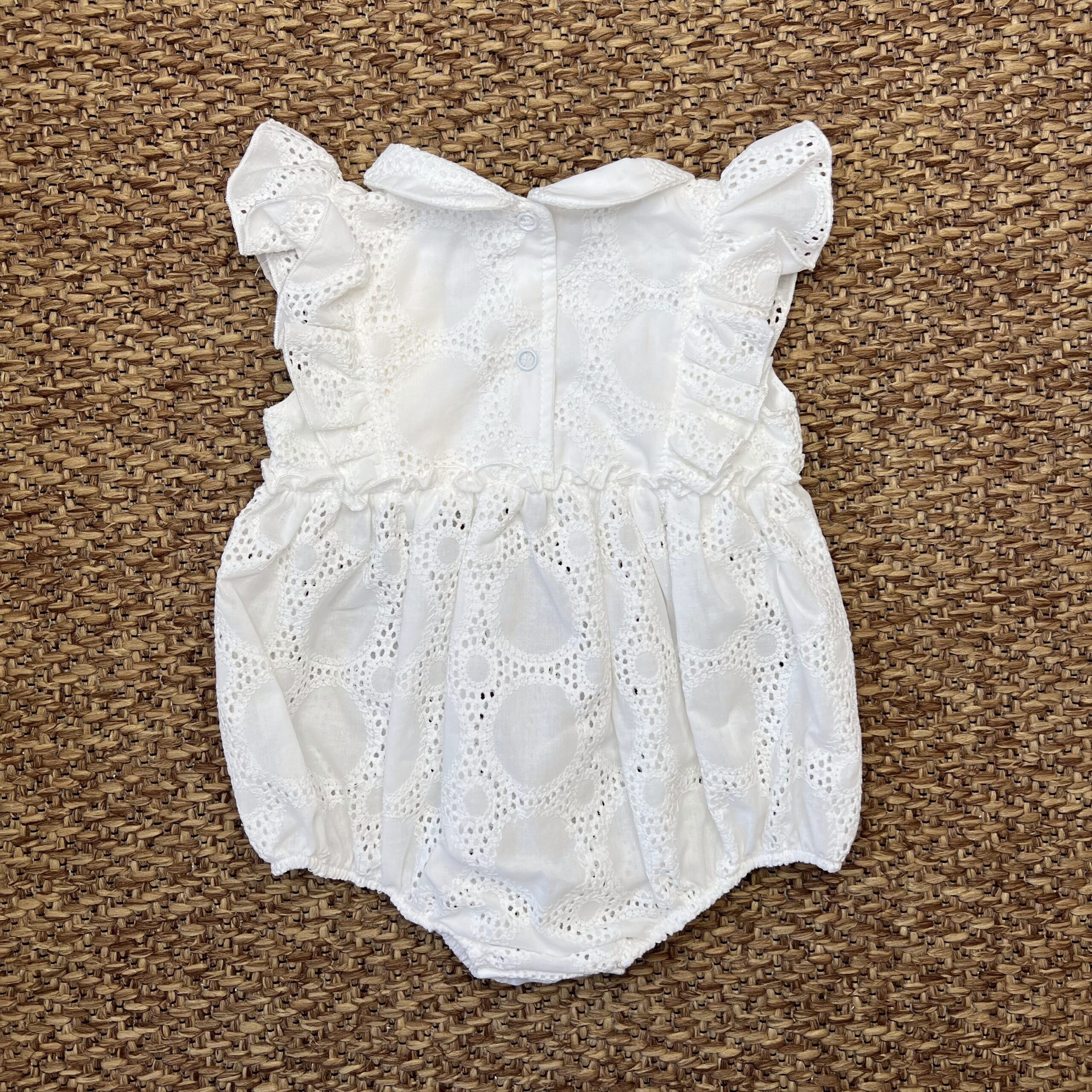 Pagliaccetto bimba bianco | JMKS - immagine 2