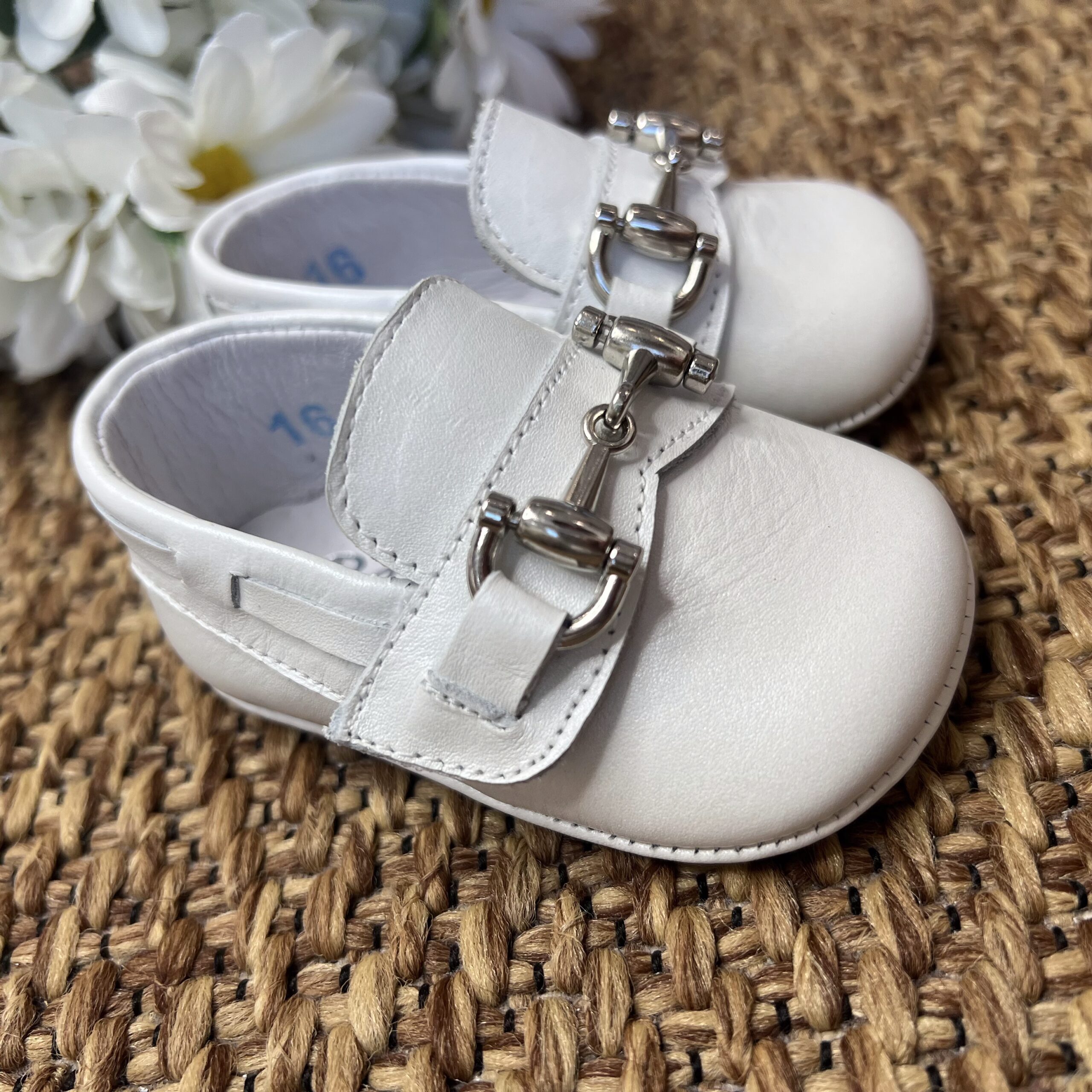 Scarpa mocassino bimbo bianca | A3805 | PN - immagine 2