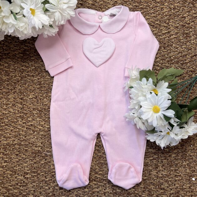 Tutina Jersey bimba Rosa Cuore | PL