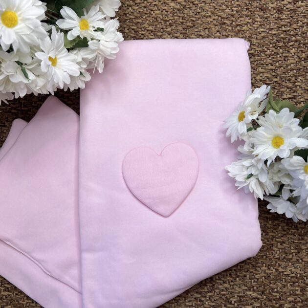 Coperta Jersey Rosa Cuore | PL