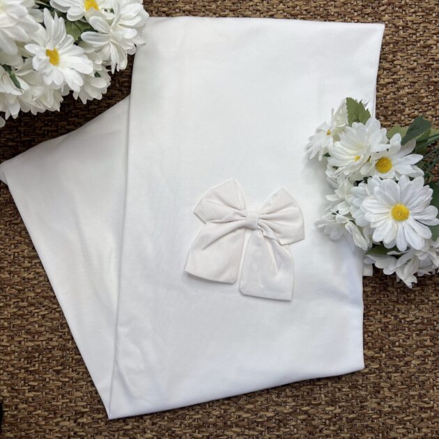 Coperta Jersey Bianca Fiocco | PL