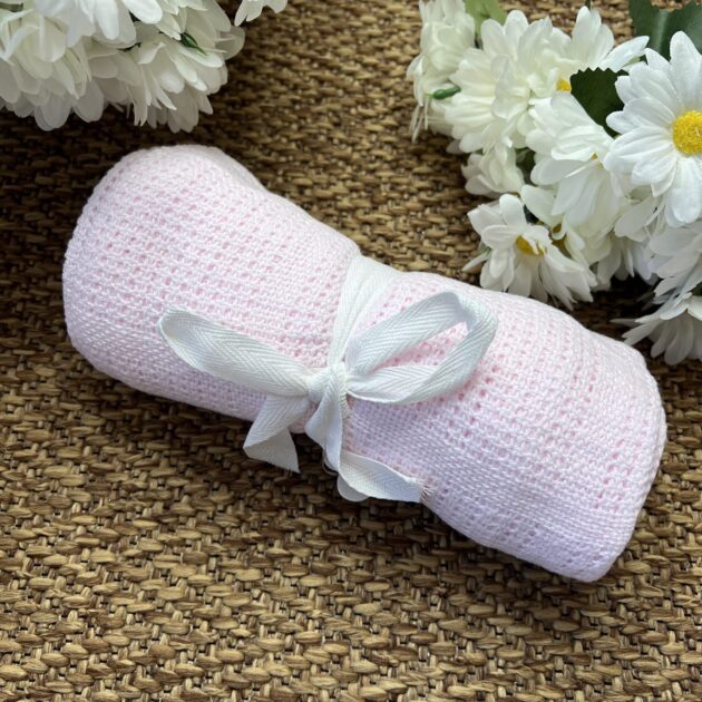 Coperta Puro Cotone Rosa | PL
