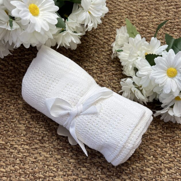 Coperta Puro Cotone bianca| PL