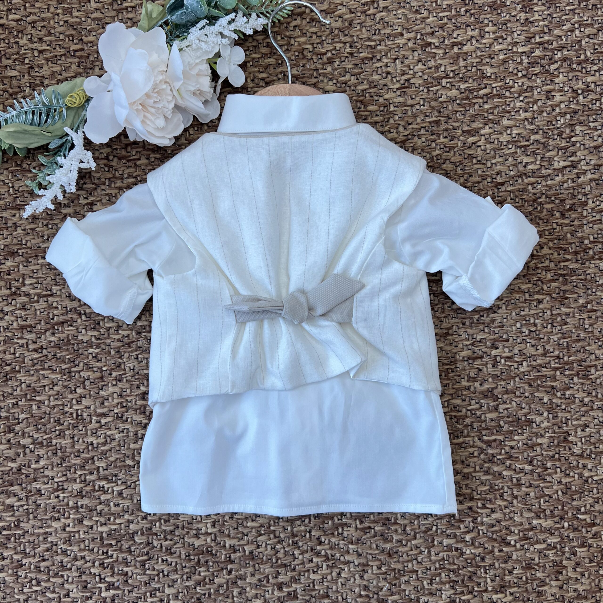Completo elegante bimbo beige 4Pz | Nico | LP - immagine 3