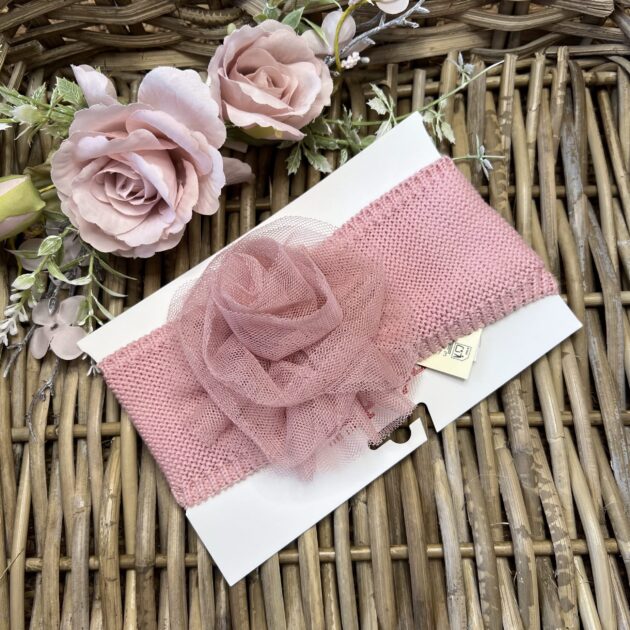 Fascia con rosa in tulle | 50.058.010 | CN