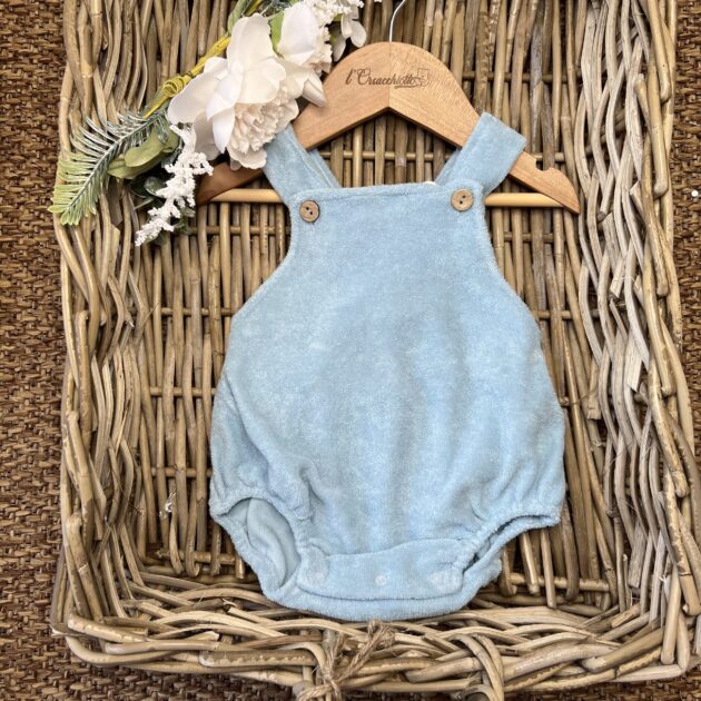 Pagliaccetto in bamboo celeste | 32540 | CL