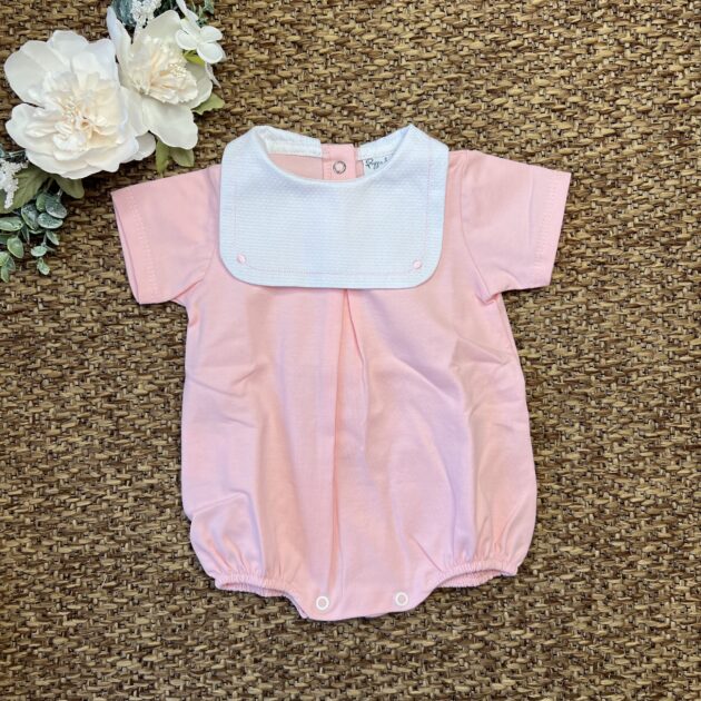 Pagliaccetto con bavero rosa Bubble | P&L