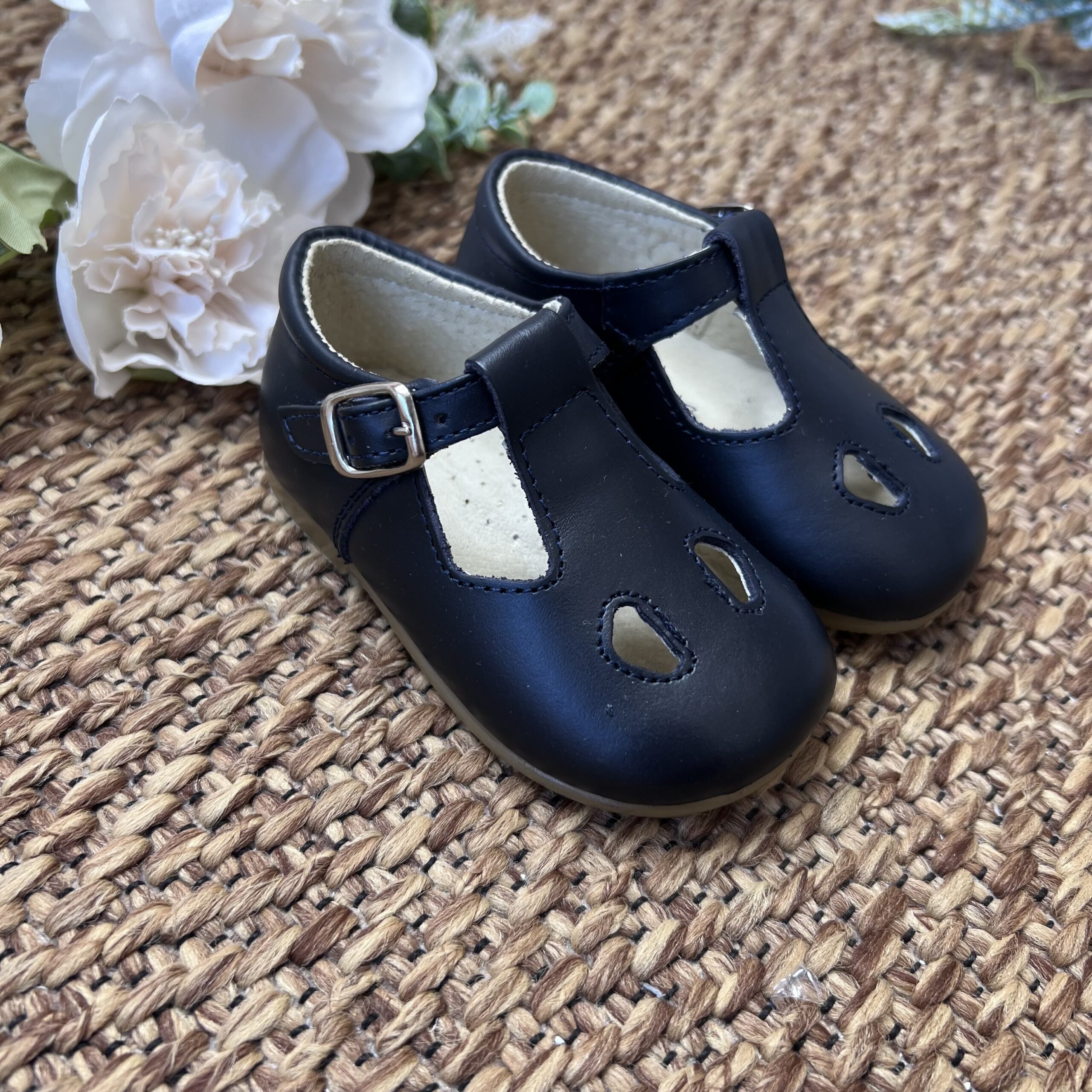 Scarpina Occhietti blu Ecopelle B2401 PNN - immagine 2