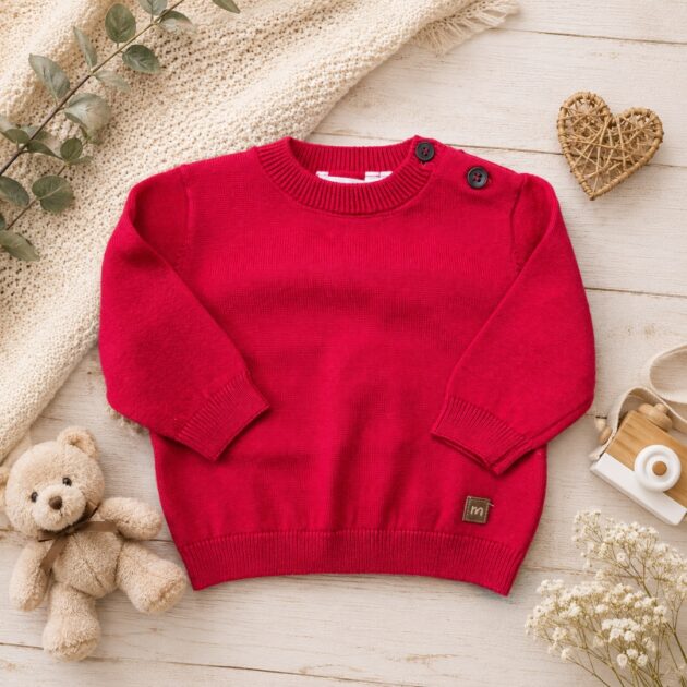 Maglione semplice rosso | AI | 3H684 | MB