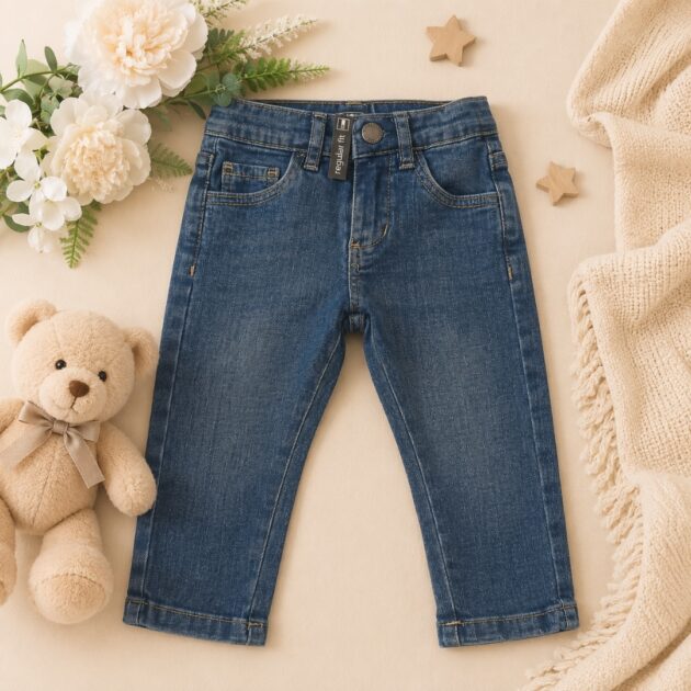 Jeans bimbo regular fit con vita regolabile | AI | 0H042 | SB