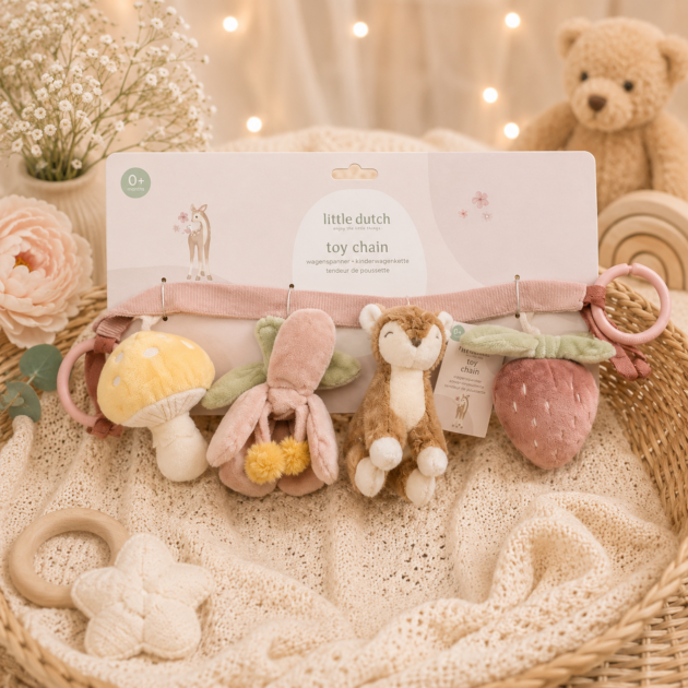 Gioco da passeggino rosa | Little Dutch