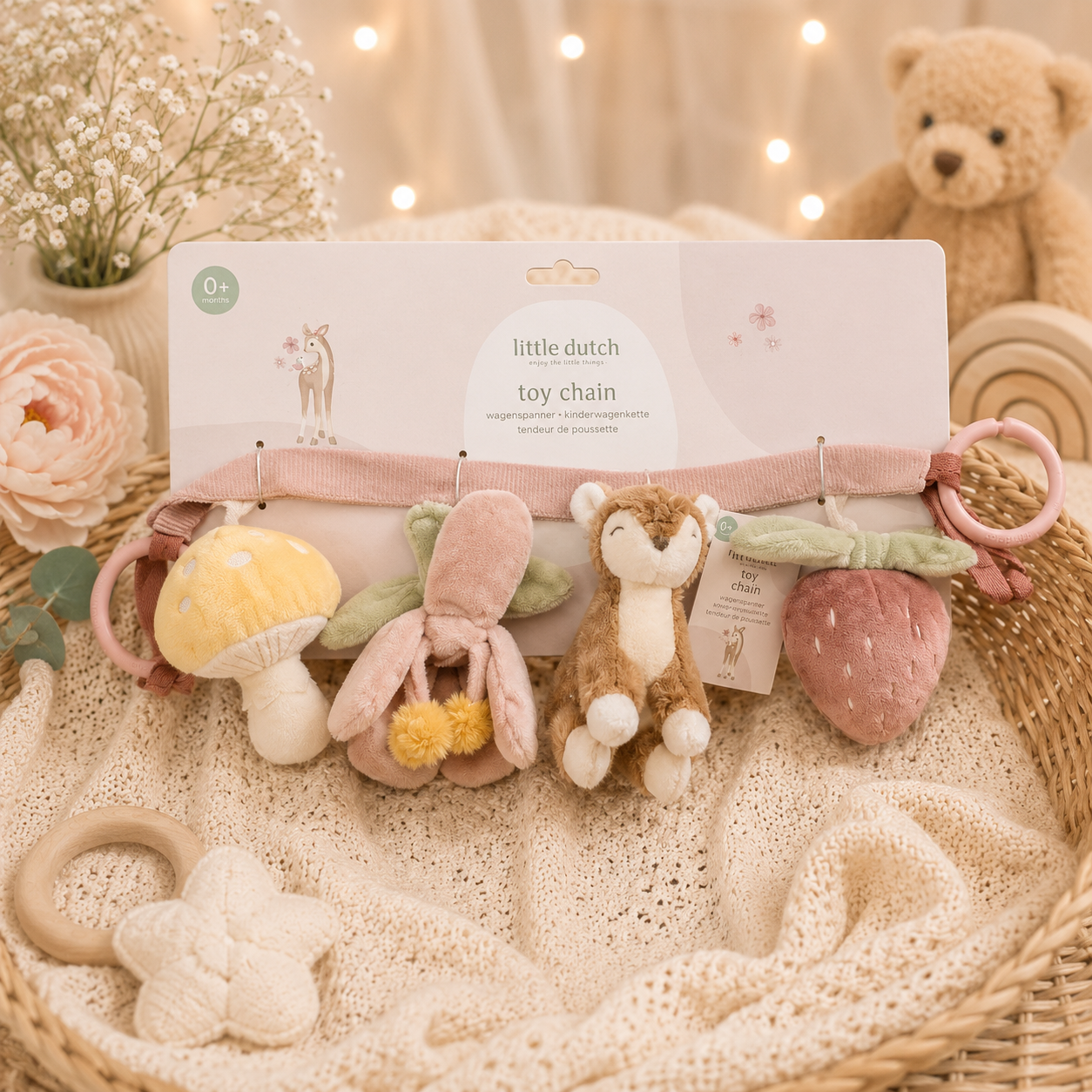 Gioco da passeggino rosa | Little Dutch