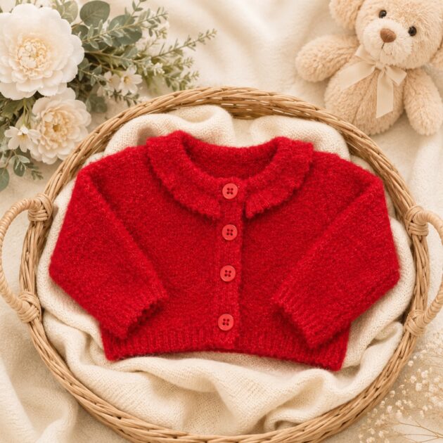 Cardigan Rosso bimba | 3H747 | MB NTL