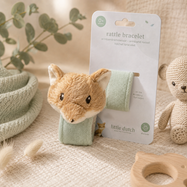 Bracciale con sonaglio volpe | Little Dutch