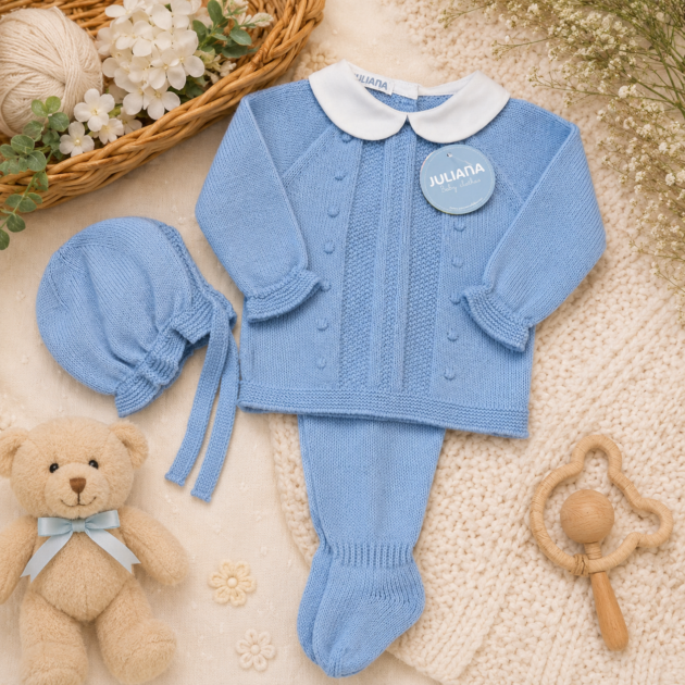 Completo nascita neonato celeste 2 Pz | AI | 26555 | JL
