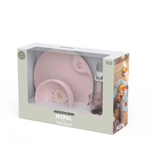 Set pappa cerbiatta rosa | Little Dutch