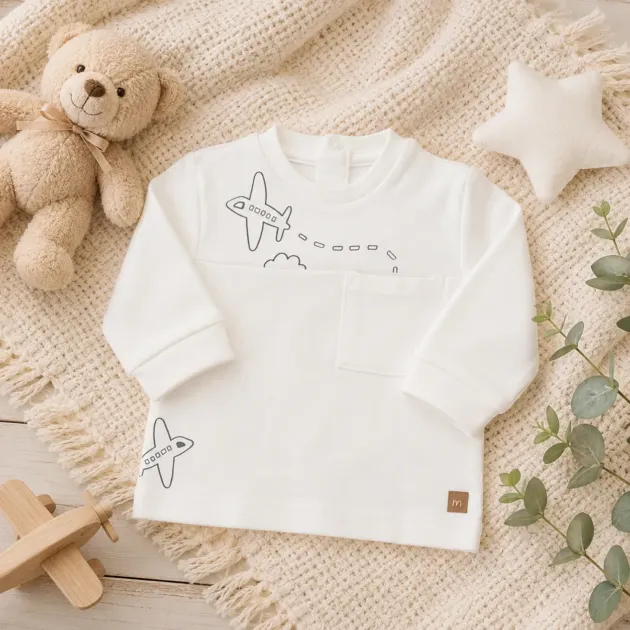 T-shirt bimbo m/l aeroplano | AI | 3H611 | MB