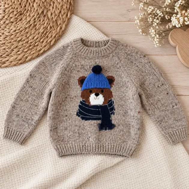 Maglioncino bimbo orsetto | dk148