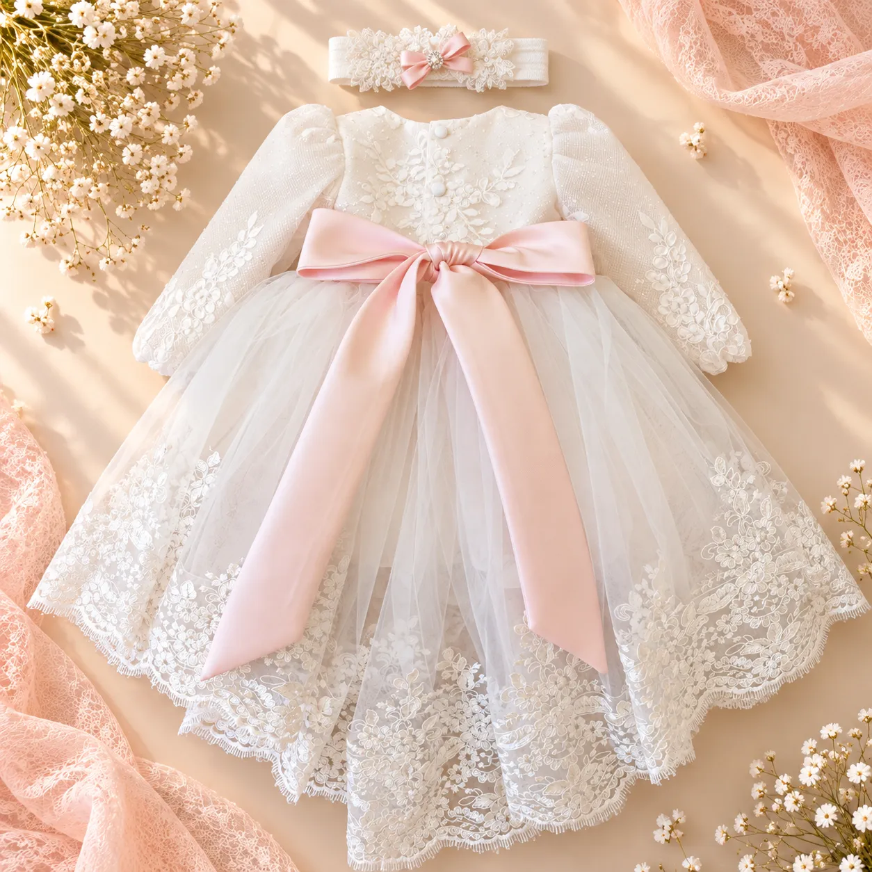 Abito battesimo Glitter