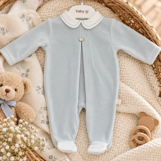 Tutina ciniglia neonato verde | BG500 | BBG