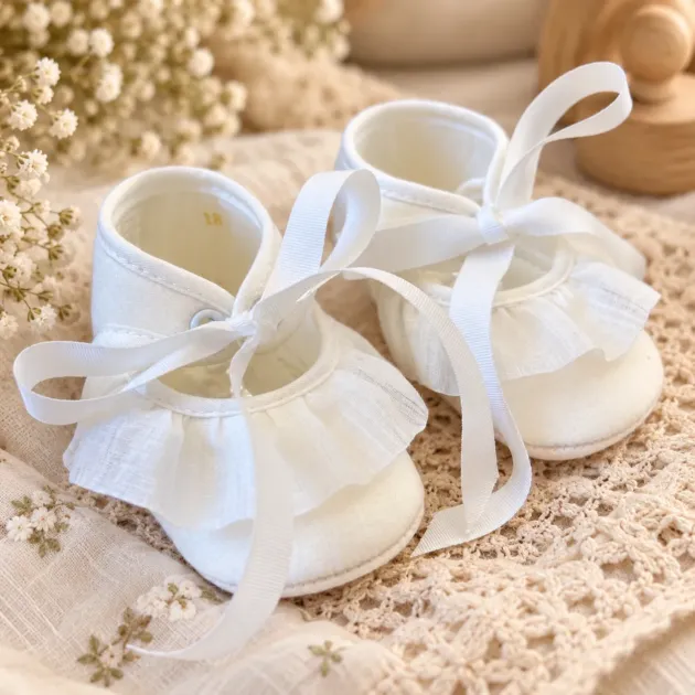 Scarpe Battesimo bimba | 035-25261 | PZ