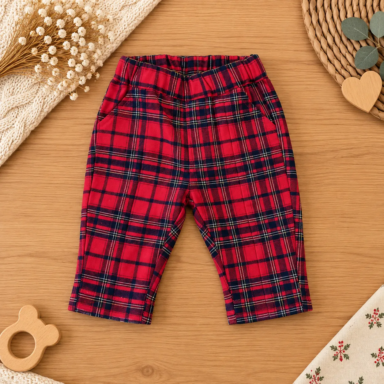 Pantalone bimbo tartan | 3H637 | MB Natale